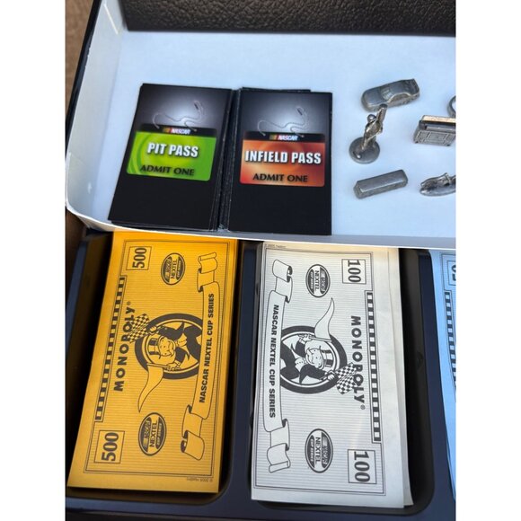Monopoly NASCAR Nextel Cup Series Collector's Edition Board Game 6 Pewter Tokens - Picture 6 of 15